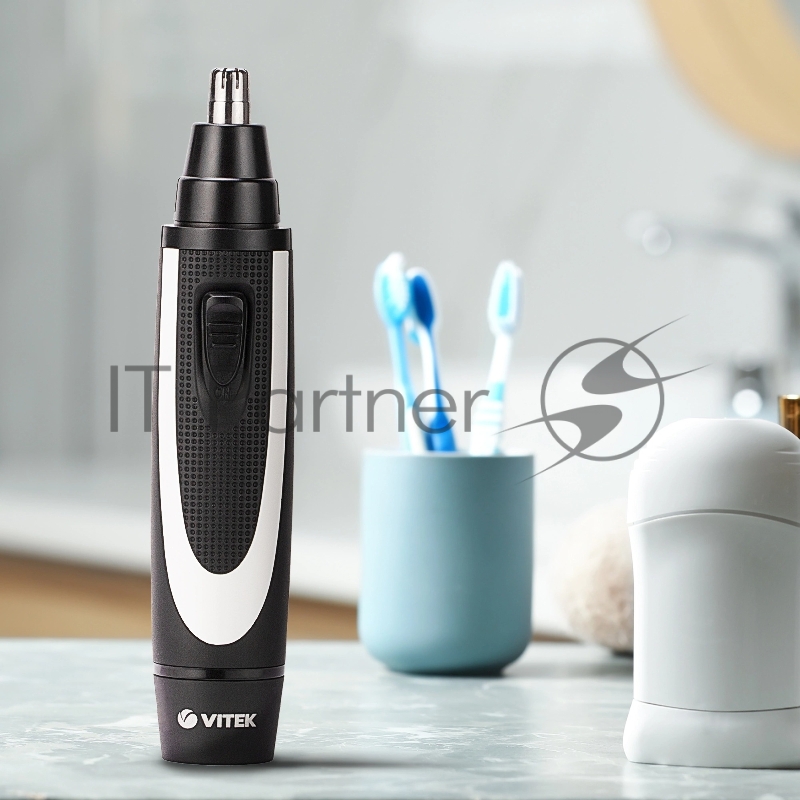 Триммер VITEK VT-2515 (W) (Материал лезвий сталь.1 нас. для стрижки волос вносу или в ушах)