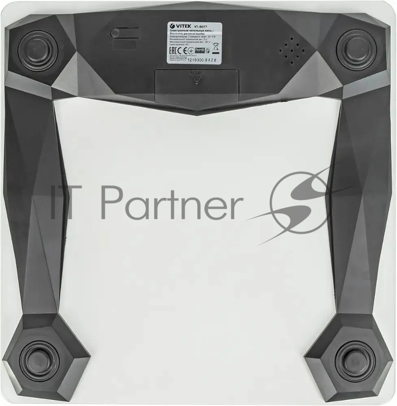 8077-VT(MC) Весы напольные VITEK Максимальный вес 180 кг.Индикатор перегрузки и разряда батареи.