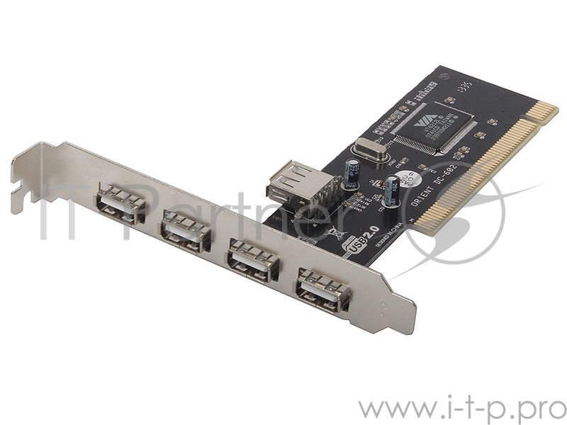 Контроллер ORIENT DC-602 OEM { USB 2.0 VIA 4+1 port }