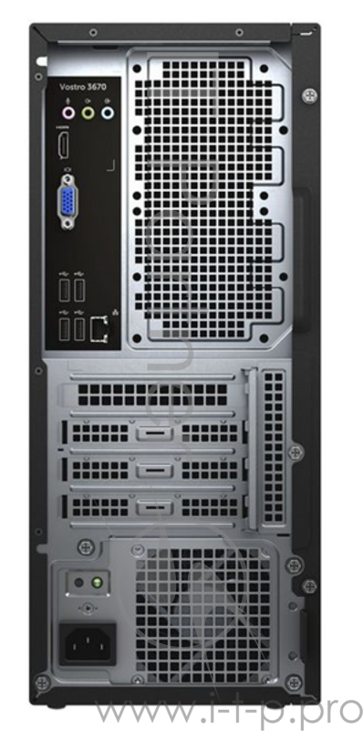 Неттоп Dell Vostro 3670 MT Core i5-9400 (2,9GHz) 8GB (1x8GB) DDR4 1TB (7200 rpm) NVidia GT 710 (2GB) MCR W10 Pro 1y NBD