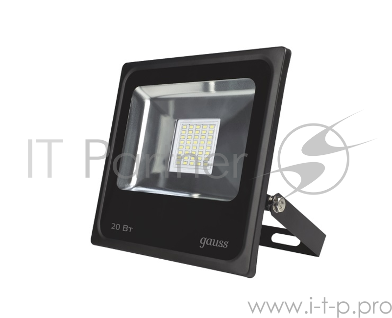 Прожектор светодиодный GAUSS 613100320 LED 20W IP65 6500К черный 1/16