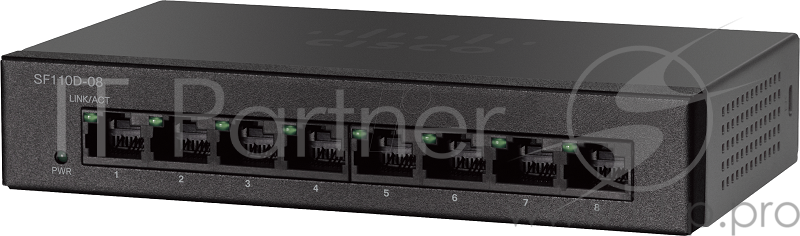 Сетевое оборудование Cisco SB SF110D-08-EU Коммутатор 8-портовый SF110D-08 8-Port 10/100 Desktop Switch