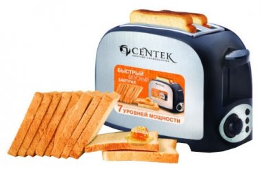 Тостер Centek СТ-1421 черный