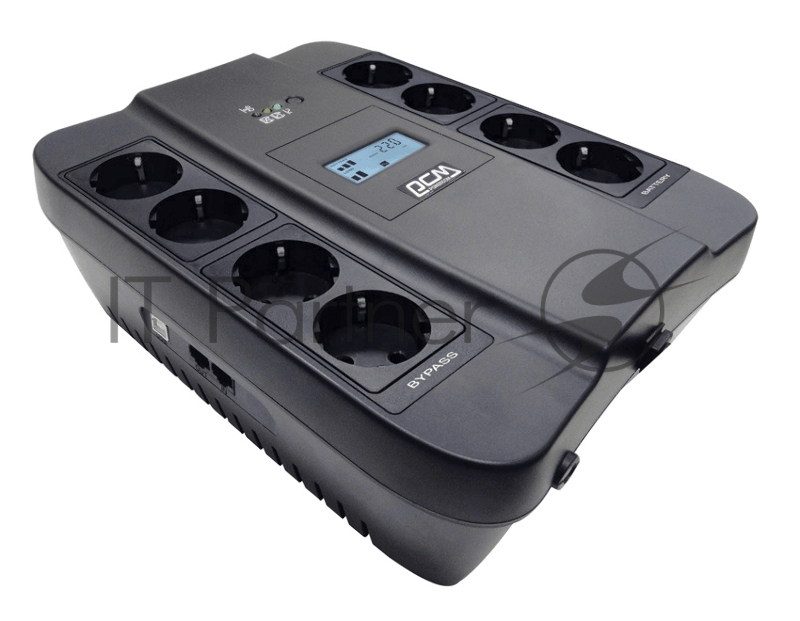 Источник бесперебойного питания Powercom Spider SPD-550U LCD 330Вт 550ВА черный