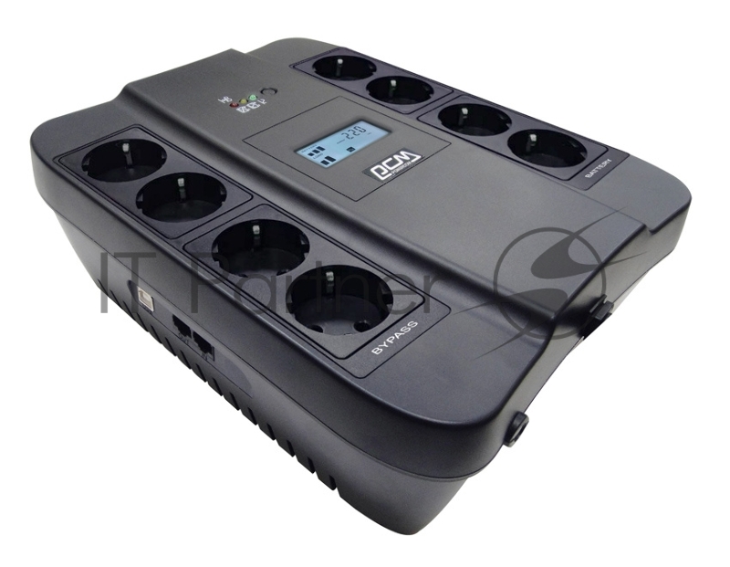 Источник бесперебойного питания Powercom Spider SPD-550U LCD 330Вт 550ВА черный