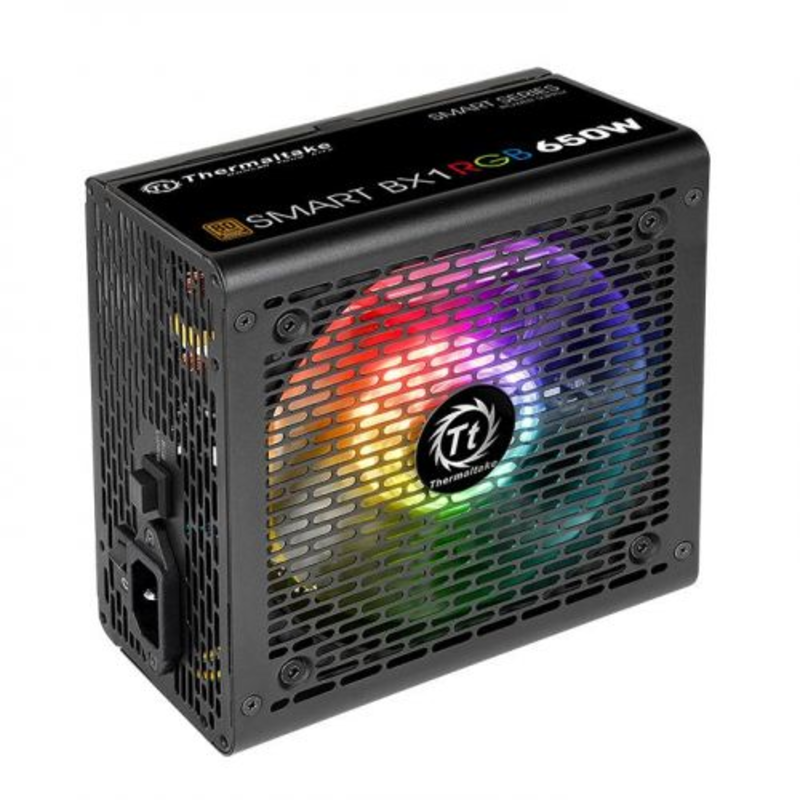 Блок питания Smart BX1 RGB 650 PS-SPR-0650NHSABK-1 650W/Non Modular/Fan Hub/SingleVoltage/Analog/80 Plus Bronze/UK/JP Main CAP/AllFlat Cables