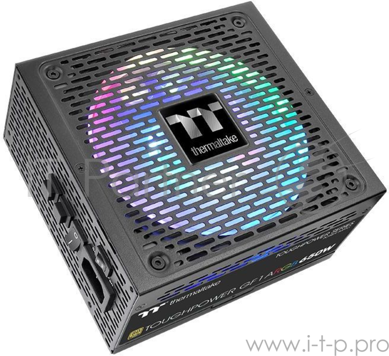 Блок питания Toughpower GF1 ARGB 750 PS-TPD-0750F3FAGE-1 0750W/Fully Modular/Riing Duo/Full Range/Analog/80 Plus Gold/EU/100% JP CAP/All Flat Cables