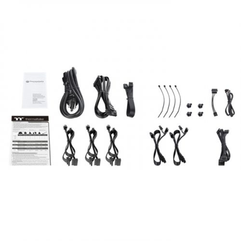 Блок питания Toughpower GF1 ARGB 750 PS-TPD-0750F3FAGE-1 0750W/Fully Modular/Riing Duo/Full Range/Analog/80 Plus Gold/EU/100% JP CAP/All Flat Cables