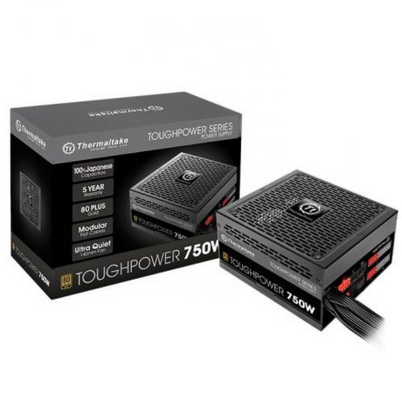 Блок питания Toughpower 750 PS-TPD-0750MPCGEU-1 750W/Modular/ATX 2.3 & EPS 2.92/A PFC14cm/EU/80 PLUS Gold
