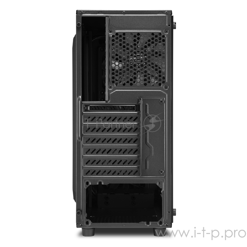 Sharkoon TG4 blue led игровой корпус чёрный (ATX, закаленное стекло, fan 3x120 мм + 1x120 мм, 2xUSB 3.0, audio)