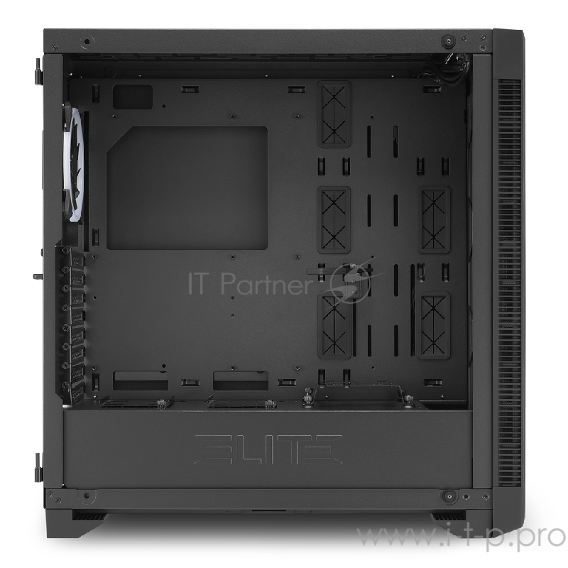 Sharkoon Elite Shark CA200M RGB led игровой корпус чёрный (E-ATX, Закаленное стекло, fan 1x120 мм, 2 x USB 3.0,2 x USB 2.0, audio)