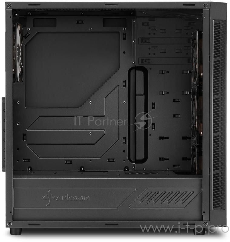 Sharkoon TG5 RGB led игровой корпус чёрный (ATX, закаленное стекло, fan 3x120 мм + 1x120 мм, 2xUSB 2.0, 2xUSB 3.0, audio)