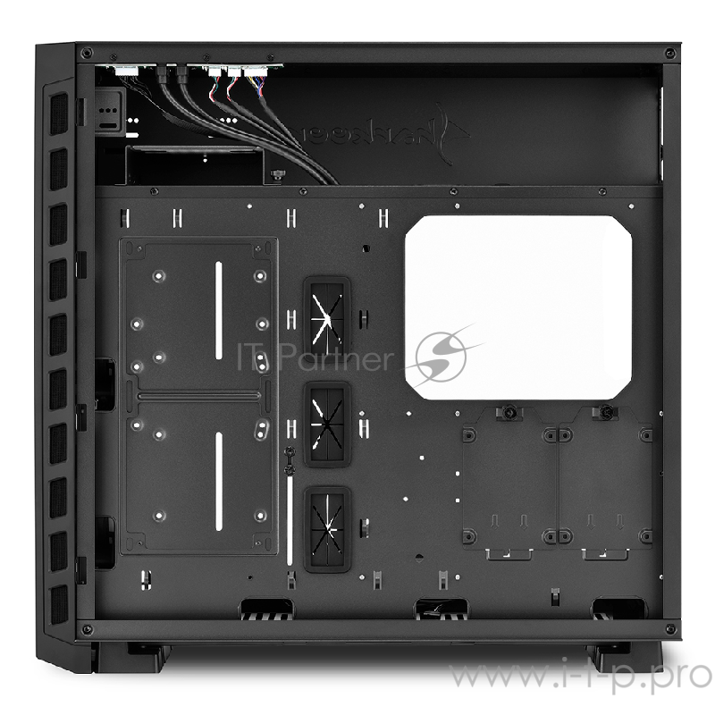 Sharkoon NIGHT SHARK lite игровой корпус чёрный (ATX, закаленное стекло, 2 x USB 2.0, 2 x USB 3.0, audio)