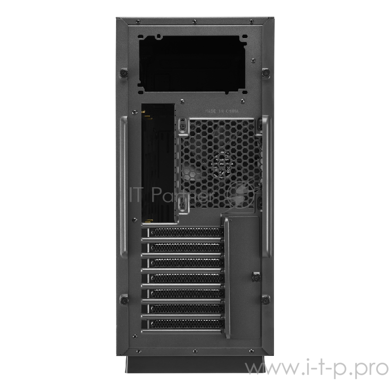Sharkoon PURE STEEL игровой корпус чёрный (ATX, закаленное стекло, fan 1x120 мм + 1x120 мм, 2xUSB 3.0, audio)