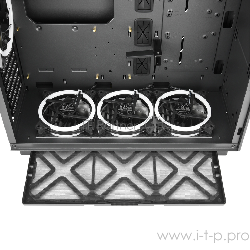 Sharkoon PURE STEEL RGB led игровой корпус чёрный (ATX, закаленное стекло, fan 3x120 мм + 1x120 мм, 2xUSB 3.0, audio)