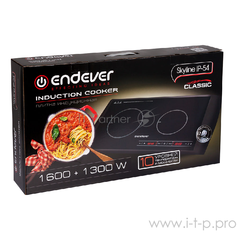 Плитка индукционная Endever Skyline IP-54, черный