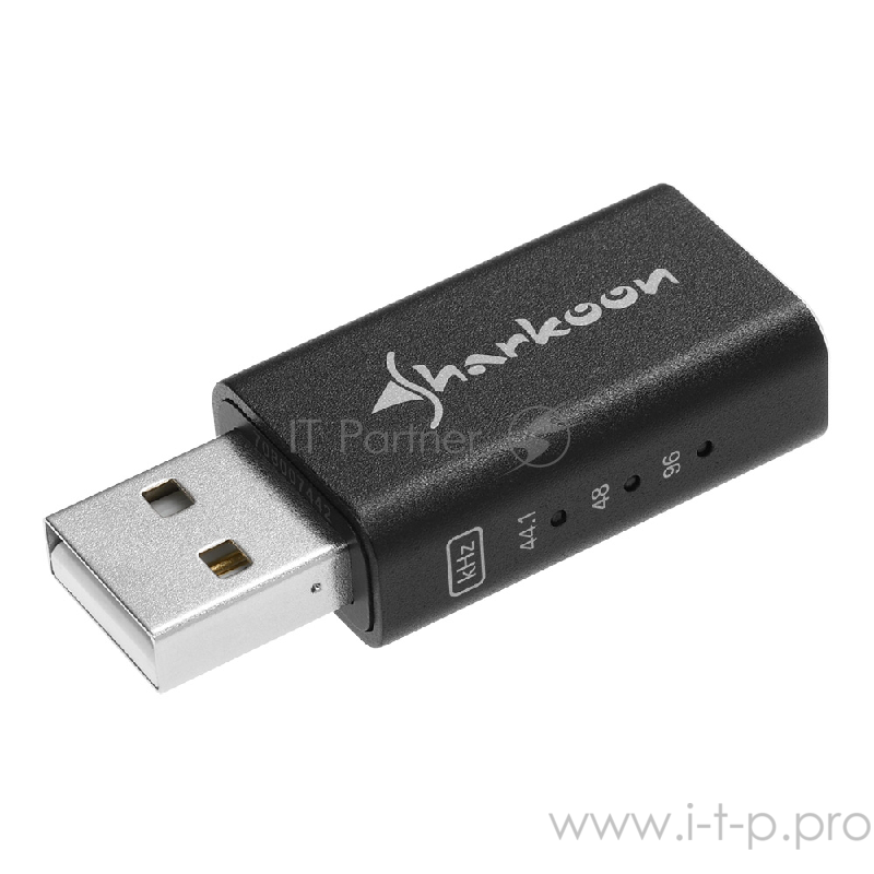 Sharkoon Gaming DAC Pro S переходник для наушников (Jack 3.5 мм -> USB, Hi-Res Audio)