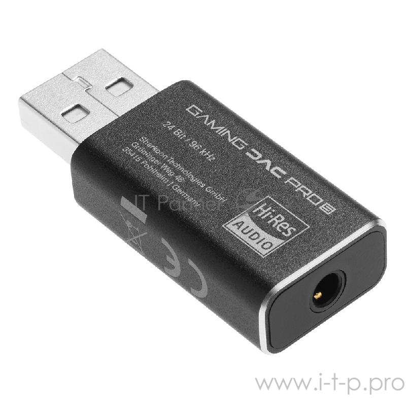 Sharkoon Gaming DAC Pro S переходник для наушников (Jack 3.5 мм -> USB, Hi-Res Audio)