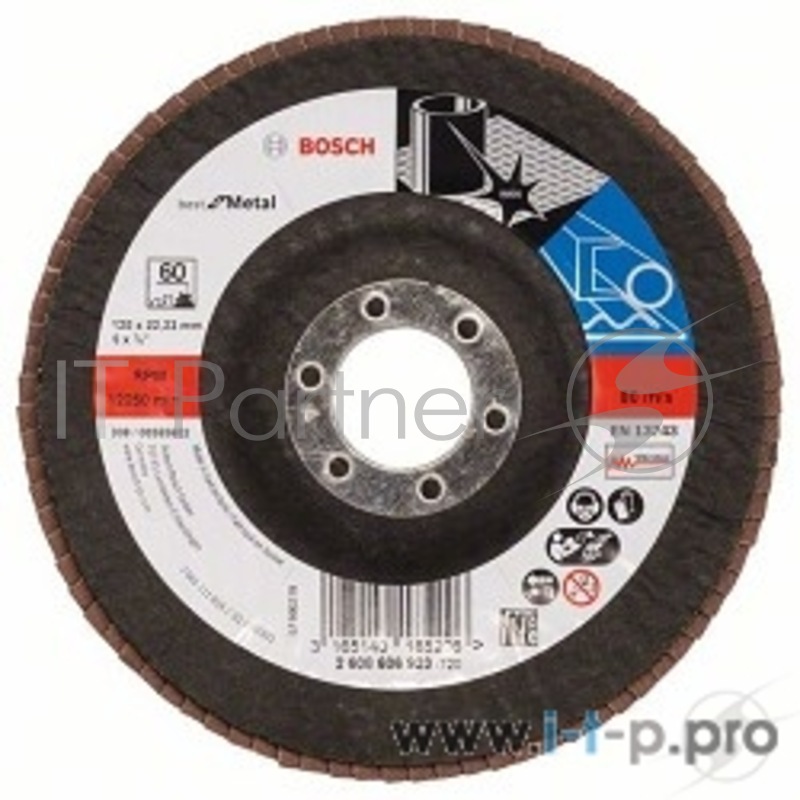 Bosch Bosch 2608606923 КРУГ ЛЕПЕСТК 125мм K60 Best for Metal