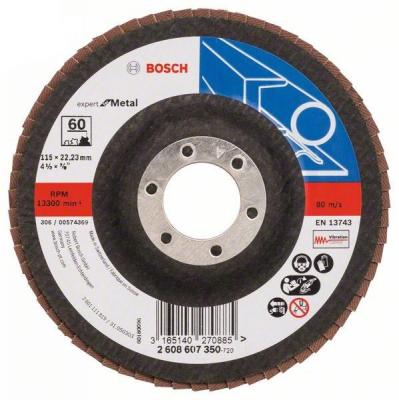 Bosch Bosch 2608607350 КРУГ ЛЕПЕСТК 115мм K60 E.f.Metal