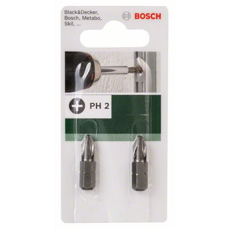 Биты Bosch 2609255914 2 БИТЫ 25ММ PHILLIPS 2 XH