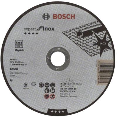 Bosch Bosch 2608603406 Отрезной круг INOX 180x1,6 мм, прям