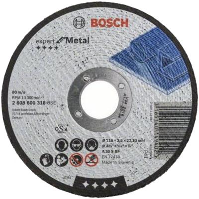 Bosch Bosch 2608600318 ОТРЕЗНОЙ КРУГ МЕТАЛЛ 115Х2.5 ММ