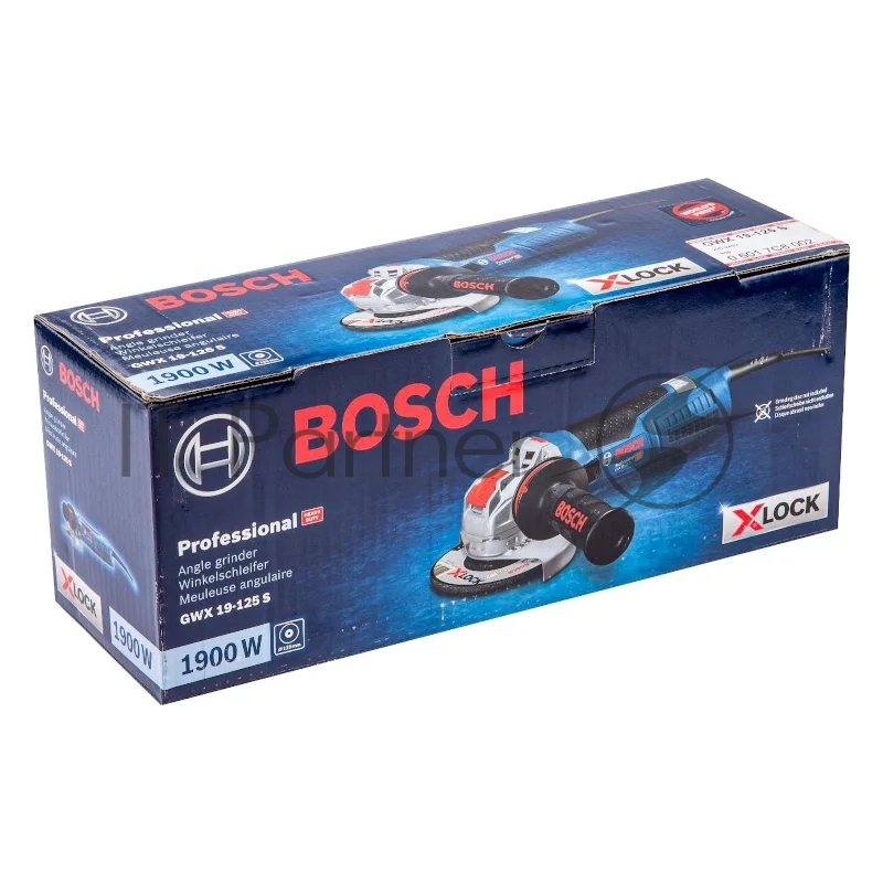 УШМ (болгарка) BOSCH GWX 19-125 S (06017C8002) X-lock ушм