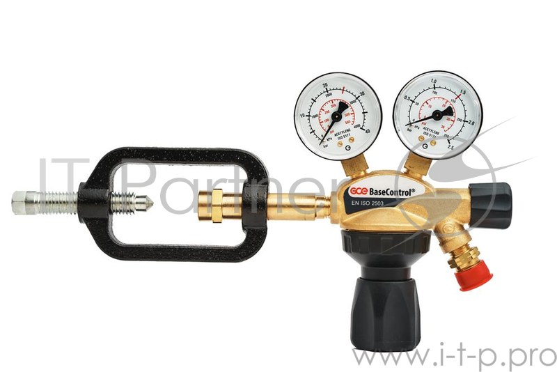 Редуктор ацетиленовый GCE Base Control ACE 0870457 5м3/ч Вх/вых давление: 2,5 Мпа/0.15 Мпа