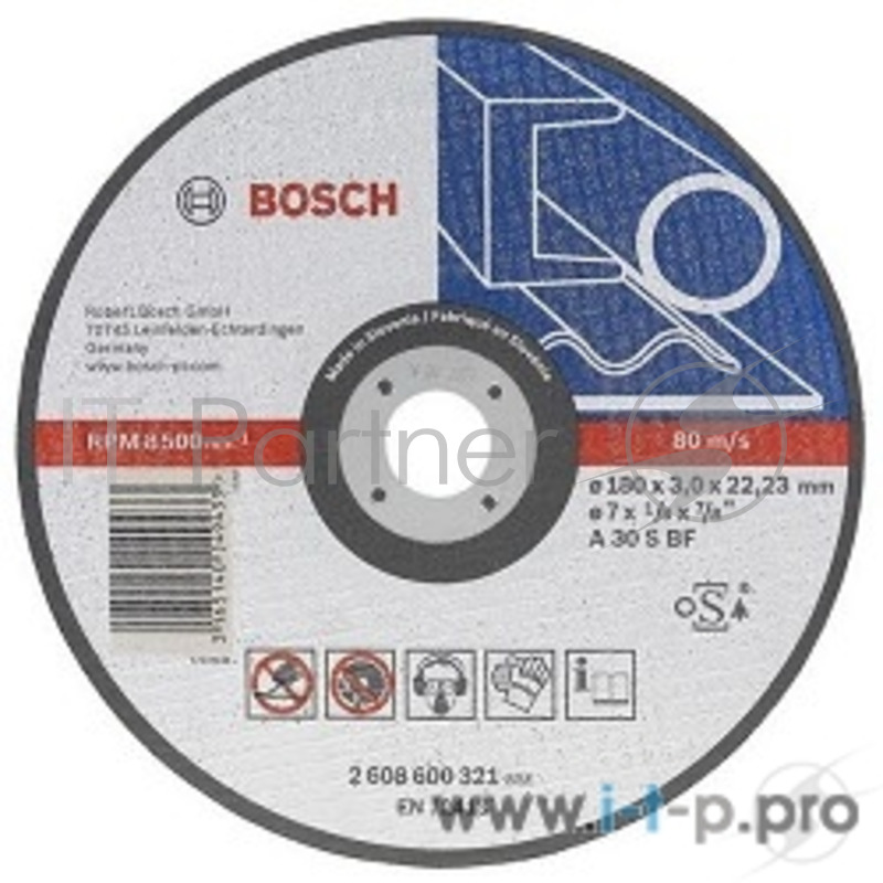 Bosch Bosch 2608600218 ОБДИРОЧНЫЙ КРУГ МЕТАЛЛ 115Х6 ММ