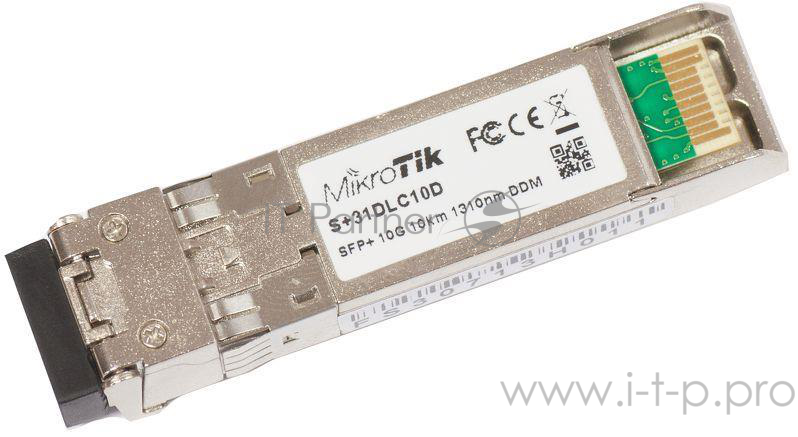 Сетевое оборудование MikroTik S+31DLC10D SFP+ module 10G SM 10km 1310nm