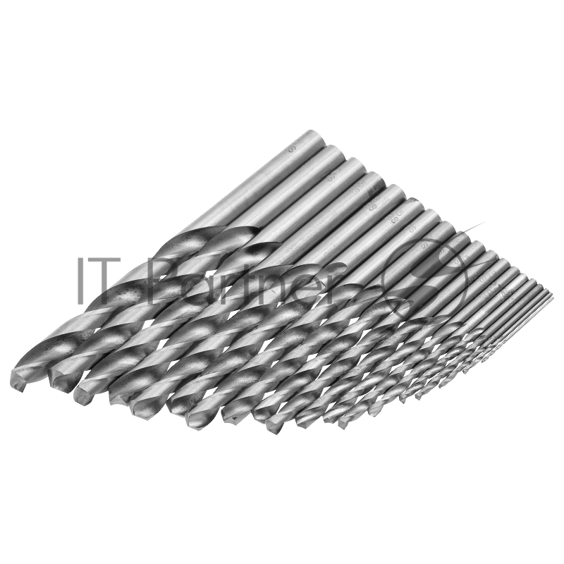 Набор сверл MATRIX 723887 по металлу 1-10мм hss 19шт метал. коробка цил. хвостовик