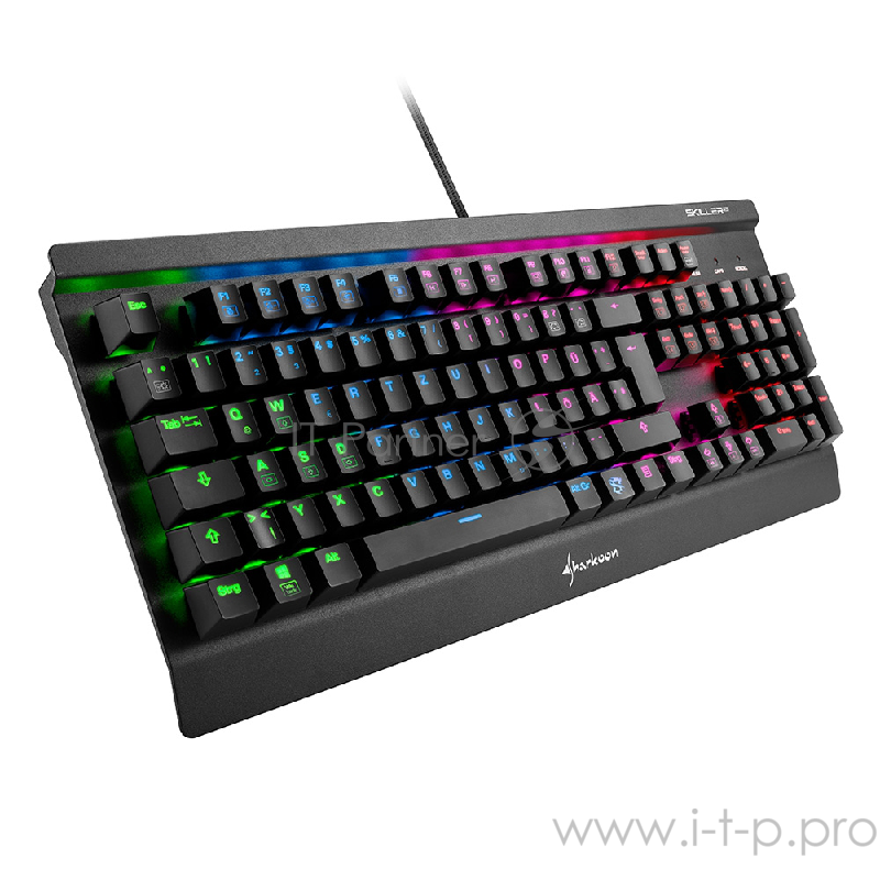 Sharkoon Shark Skiller Mech SGK3 Игровая клавиатура (Kailh Red switches, RGB подсветка, USB)