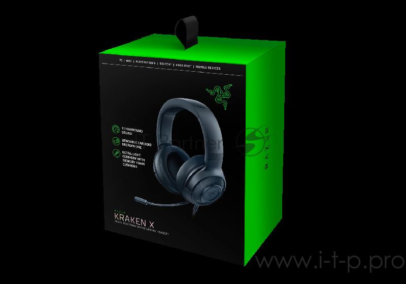 Гарнитура Razer Kraken X Razer Kraken X - Analog Gaming Headset - Russian Packaging