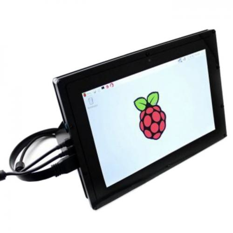 RA335 Монитор Waveshare 10.1 inch HDMI capacitive touchscreen LCD screen (IPS, 1280x800) with protective shell, питание по USB, для Raspberry Pi 3