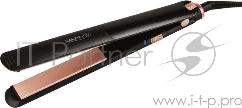 Щипцы Scarlett SC-HS60608 покрытие:керамическое черный
