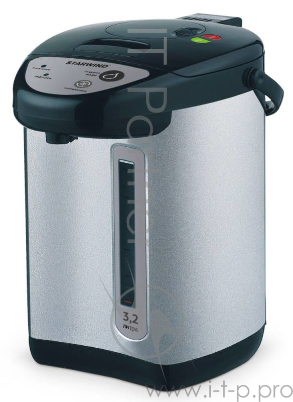 Термопот Starwind STP4176 3.2л. 750Вт черный/серебристый