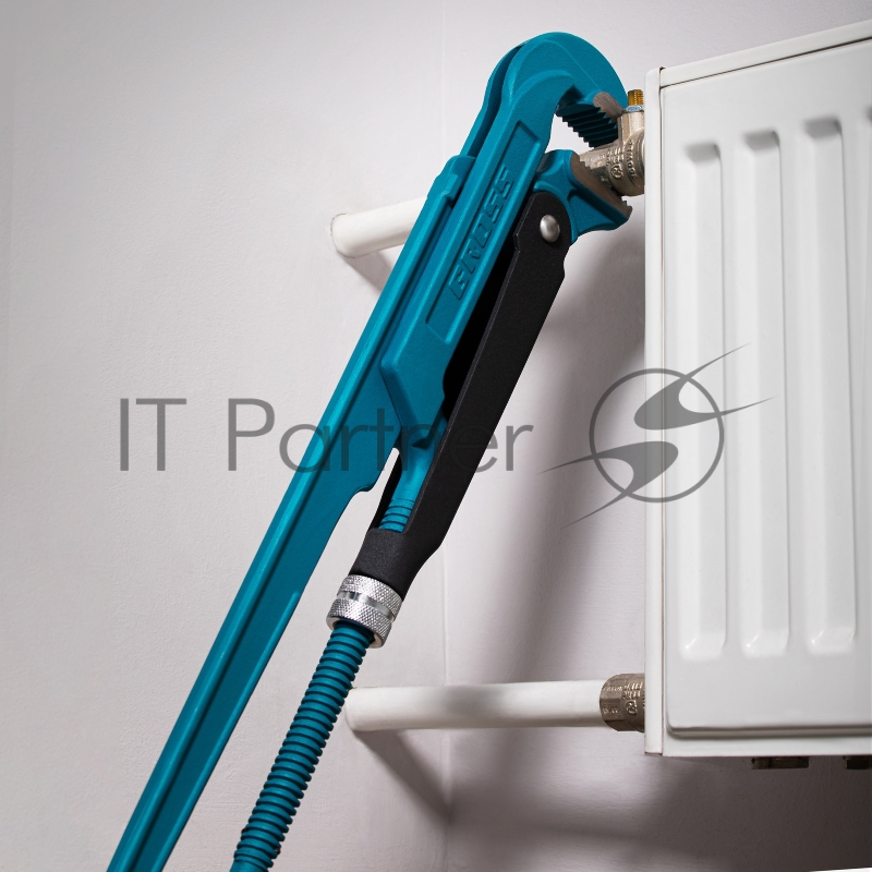 GROSS Ключ трубный рычажный, №4, 3, цельнокованый, CrV, тип - L// GROSS 15606