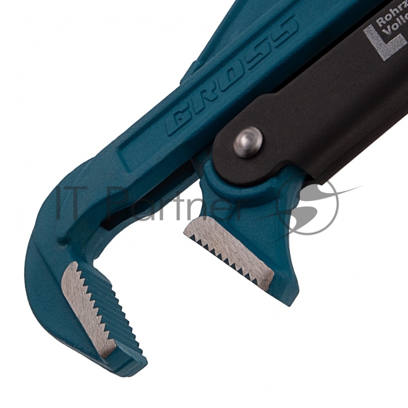 GROSS Ключ трубный рычажный, №4, 3, цельнокованый, CrV, тип - L// GROSS 15606