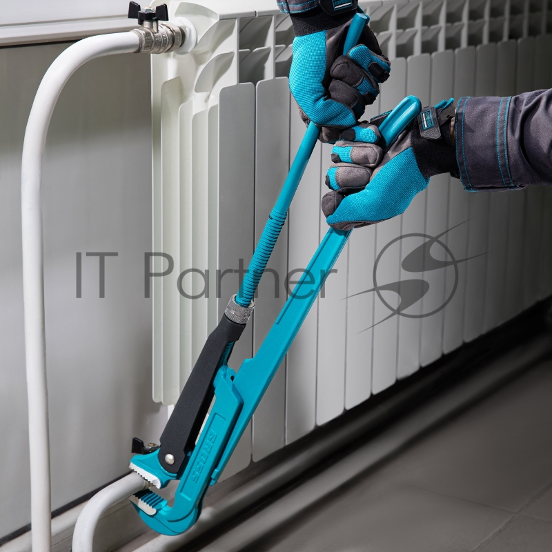 GROSS Ключ трубный рычажный, №4, 3, цельнокованый, CrV, тип - L// GROSS 15606