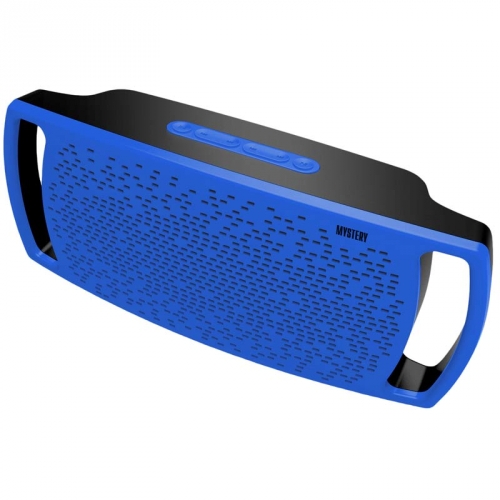 Аудиомагнитола Mystery MBA-512UB синий 10Вт/MP3/FM(dig)/USB/BT/microSD