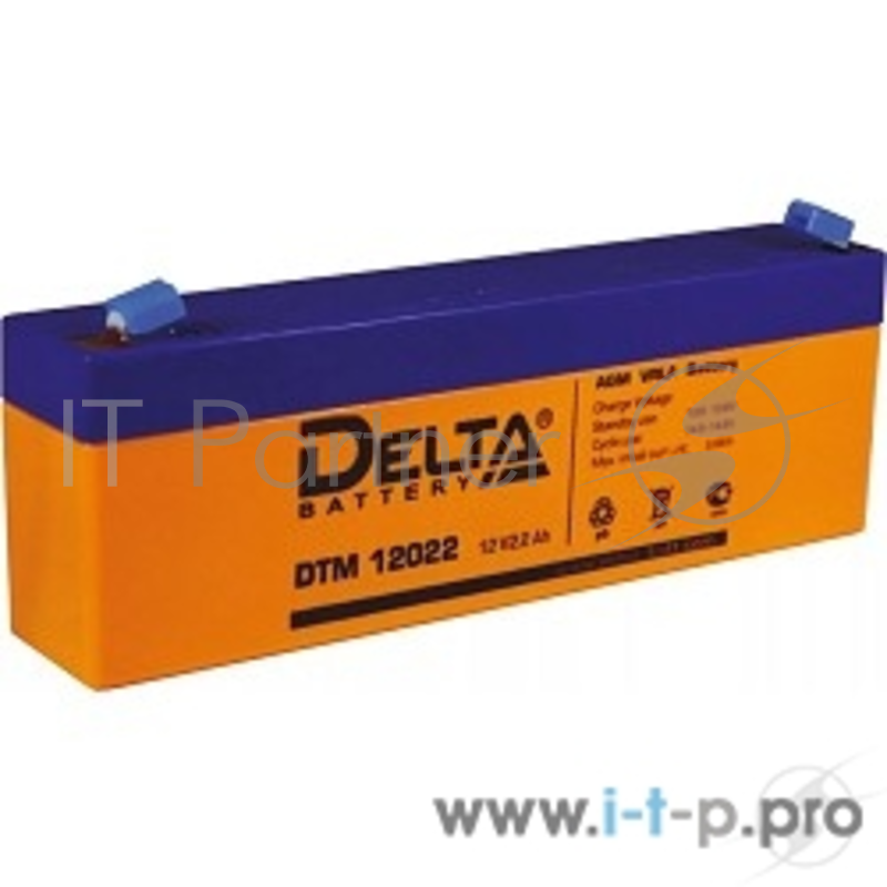 батареи Delta DTM 12022 (2.2 Ач, 12В) свинцово- кислотный аккумулятор