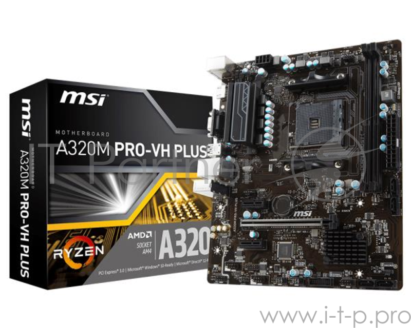 Материнская плата AMD A320 SAM4 MATX A320M PRO-VH PLUS MSI