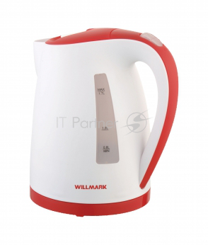 Чайник электрический WILLMARK WEK-1706P (1.7л, корп. пластик, 2200Вт.) (Красный)