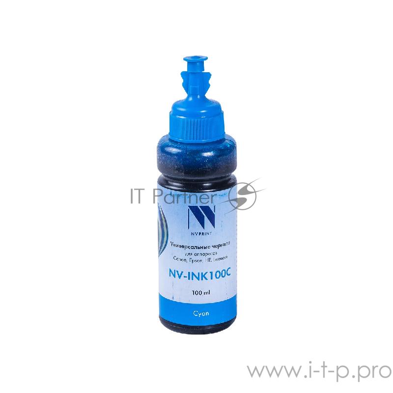 Чернила совместимые NV-INK100U Cyan универсальные на водной основе для аппартов Сanon/Epson/НР/Lexmark (100 ml)