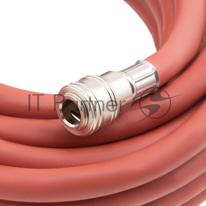 STELS Шланг пневматический резиновый, 10x16мм, 24 бар, армированный, быстросъем , 10м// STELS 57021