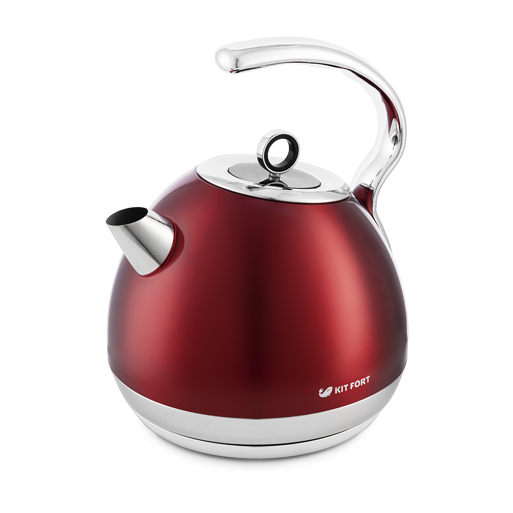 Чайник электрический Kitfort KT-665-2 1.8л. 1800Вт красный (корпус: нержавеющая сталь)