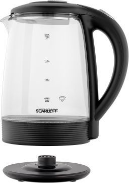 Чайник электрический Scarlett SC-EK27G68 1.9л. 1500Вт черный (корпус: стекло)
