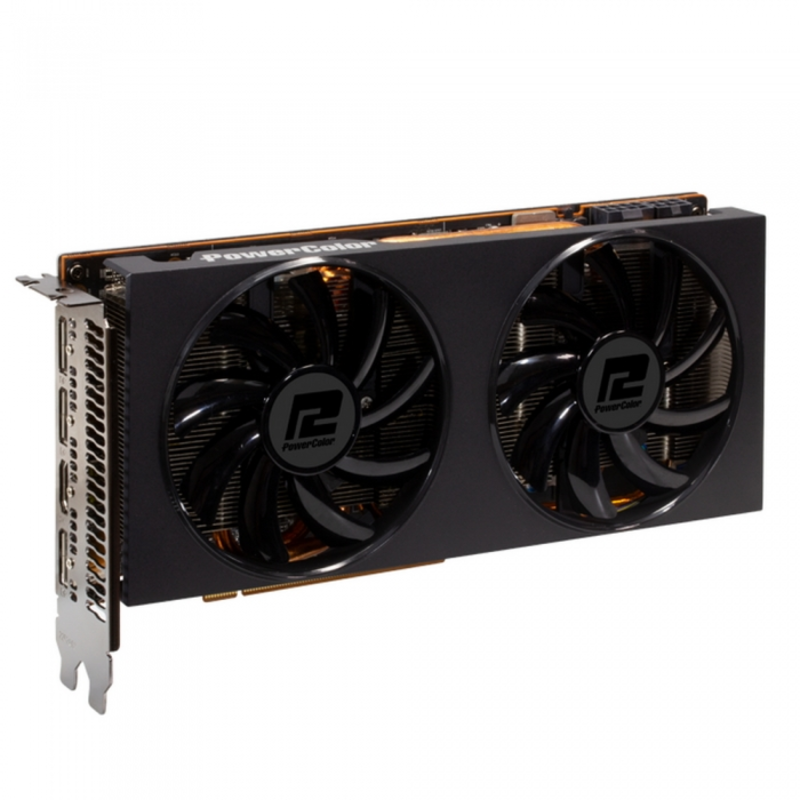 Видеокарта PowerColor PCI-E 4.0 AXRX 5700 8GBD6-3DH/OC AMD Radeon RX 5700 8192Mb 256bit GDDR6 1515/14000/HDMIx1/DPx3/HDCP Ret
