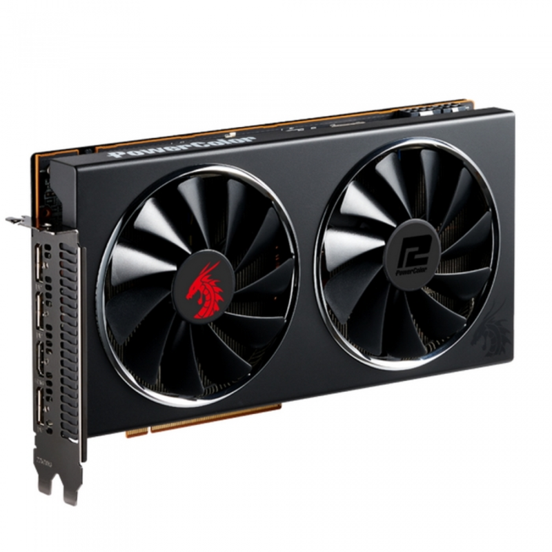 Видеокарта PowerColor PCI-E 4.0 AXRX 5700 8GBD6-3DHR/OC AMD Radeon RX 5700 8192Mb 256bit GDDR6 1565/14000/HDMIx1/DPx3/HDCP Ret